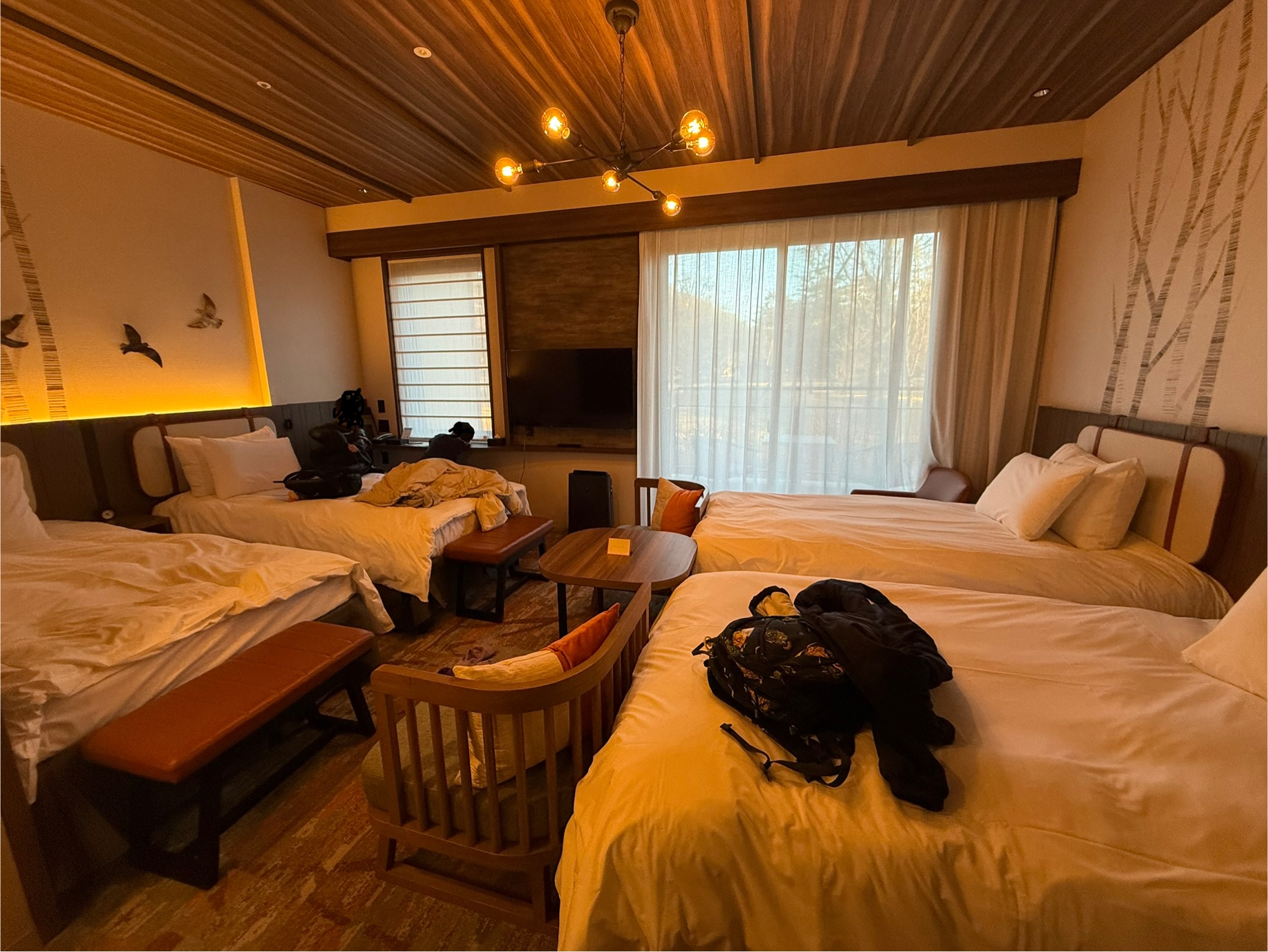 デラックスツイン 4名利用時のレイアウト